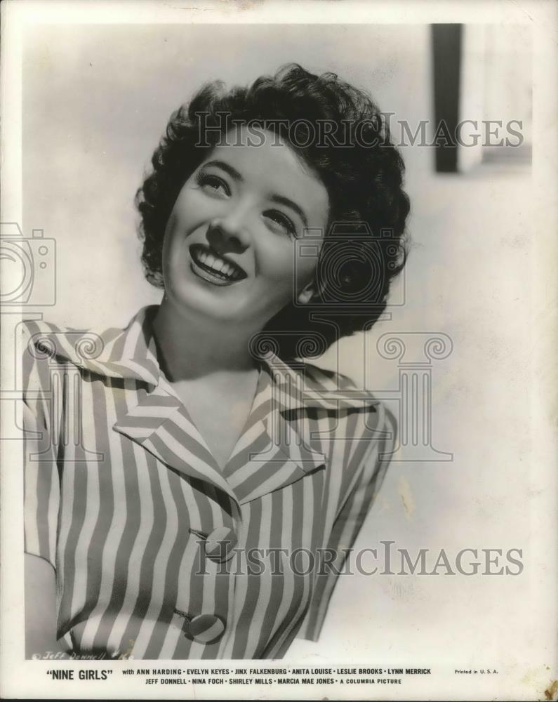1944 Press Photo Jeff Donnell in Nine Girls - cvp03849 - Historic Images
