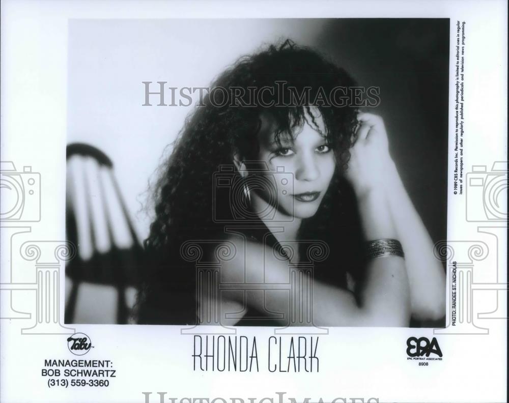 1989 Press Photo Rhonda Clark Singer Composer - cvp05694 - Historic Images