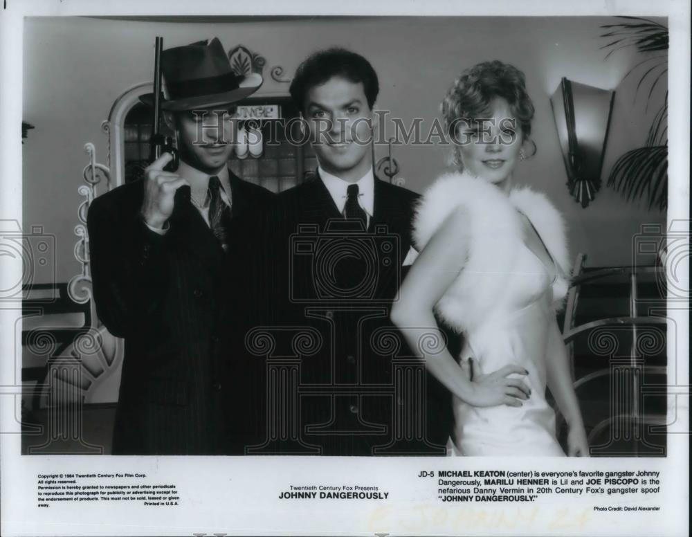 1984 Press Photo Johnny Handsome played by Mickey Rourke - cvp18323 - Historic Images