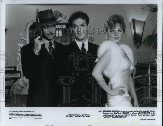 1984 Press Photo Johnny Handsome played by Mickey Rourke - cvp18323 - Historic Images