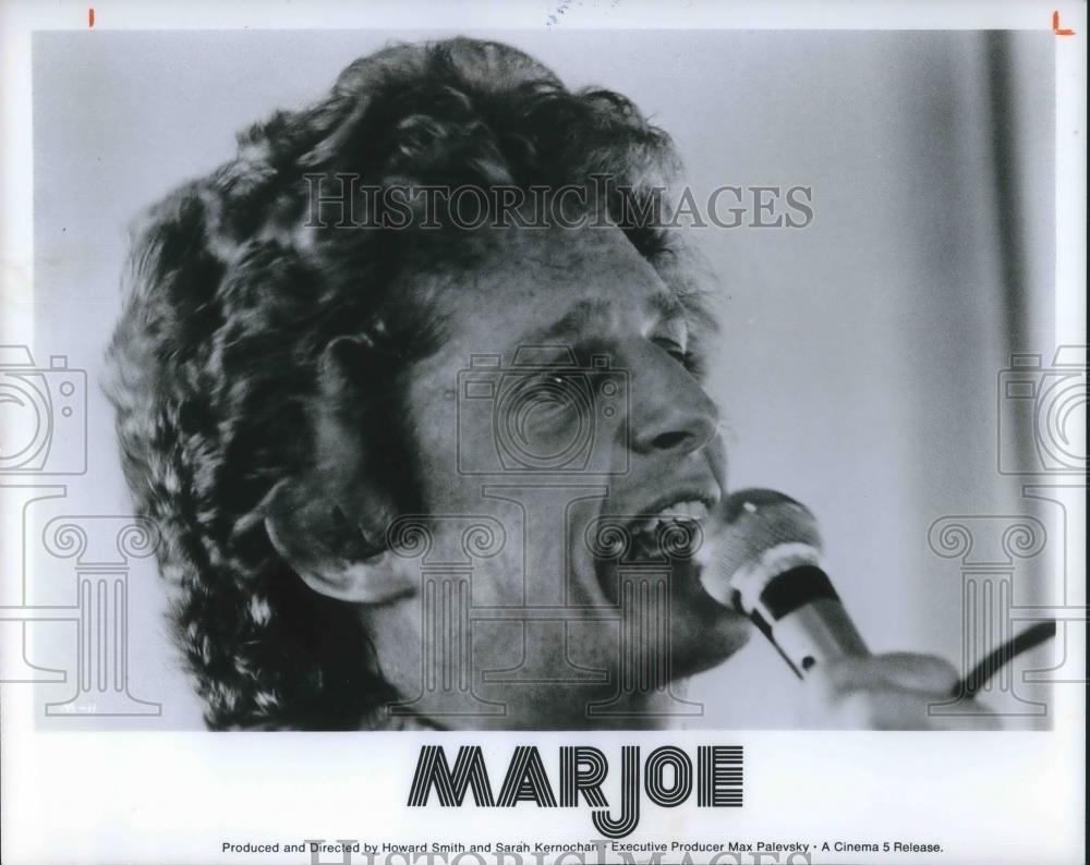 1972 Press Photo Scene from Marjoe documentary expose movie about Marjoe Gortner - Historic Images