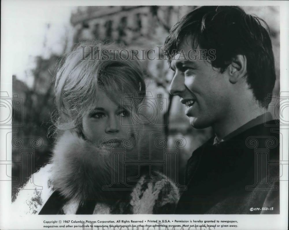 1967 Press Photo Jane Fonda &amp; Peter McEmery in The Game is Over - cvp15215 - Historic Images