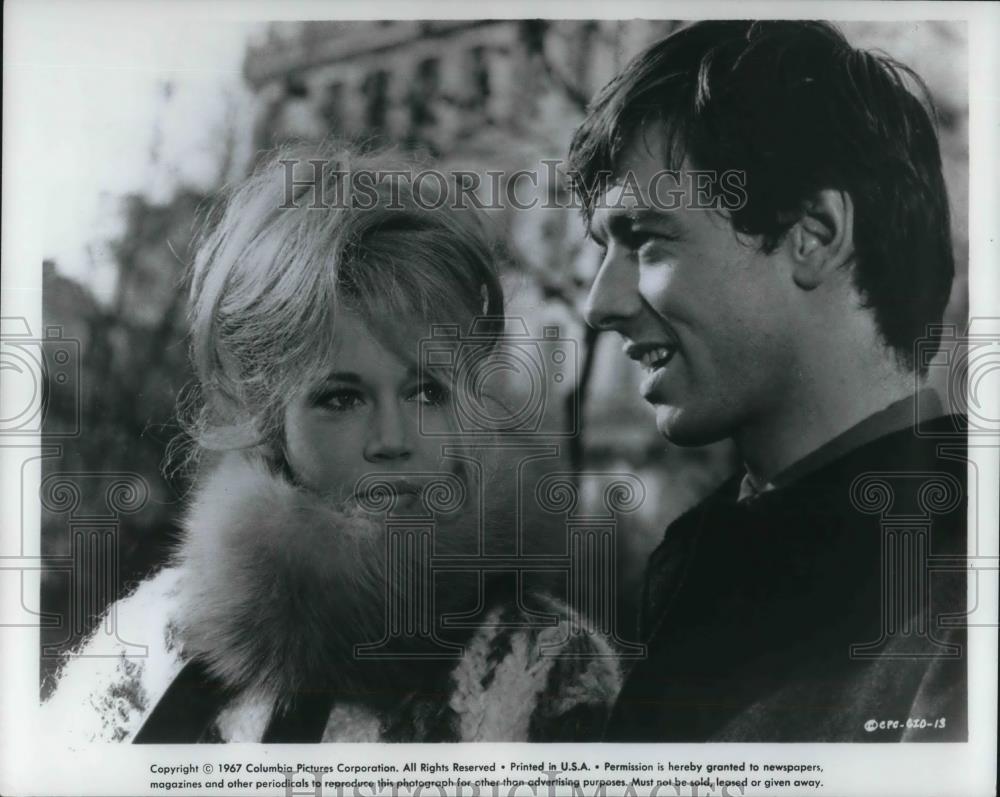 1967 Press Photo Jane Fonda & Peter McEmery in The Game is Over - cvp15215 - Historic Images