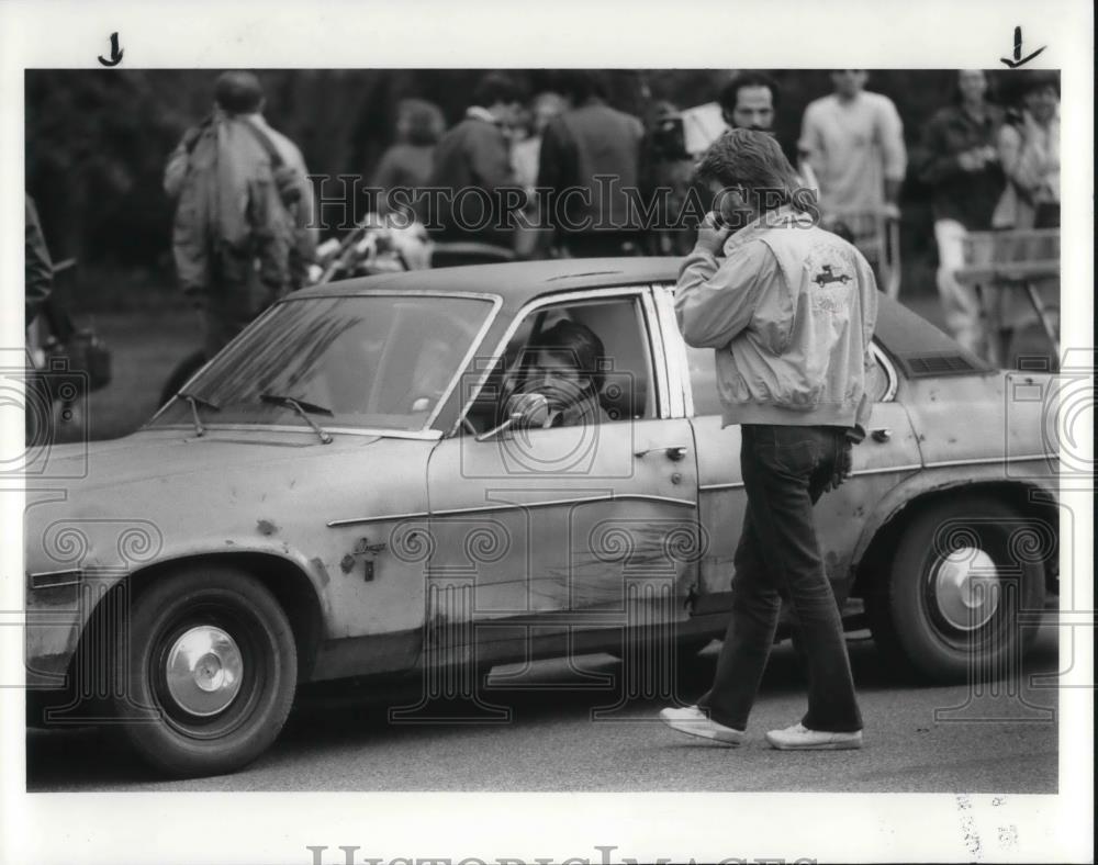 1986 Press Photo Michael J. Fox star of Teen Wolf and Back to the Future movies - Historic Images