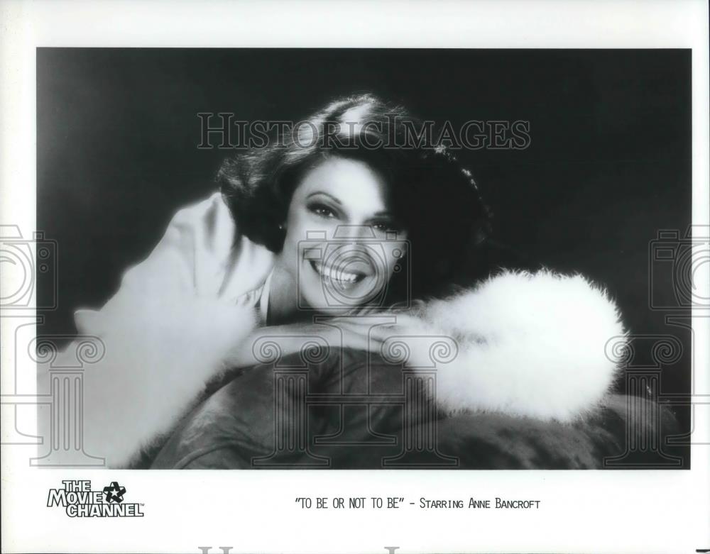 1985 Press Photo Anne Bancroft stars in To Be Or Not To Be movie film - Historic Images
