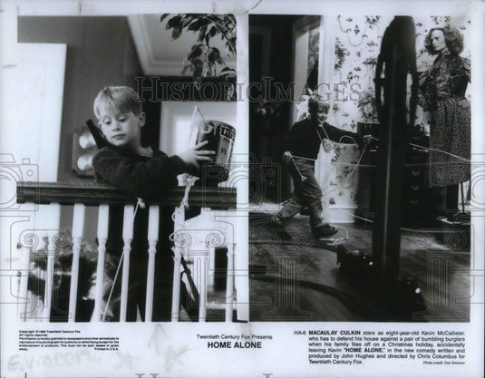 1991 Press Photo Macaulay Culkin in Home Alone - cvp12548 - Historic Images