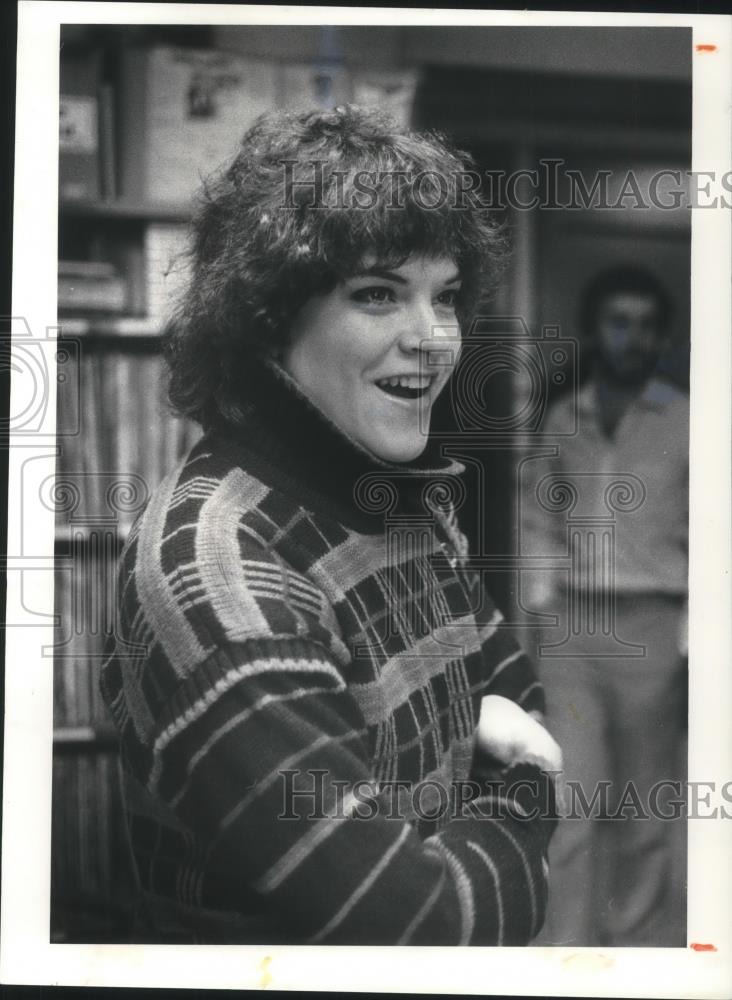 1981 Press Photo Rosanne Cash Country Music Singer WHK Interview Cleveland - Historic Images