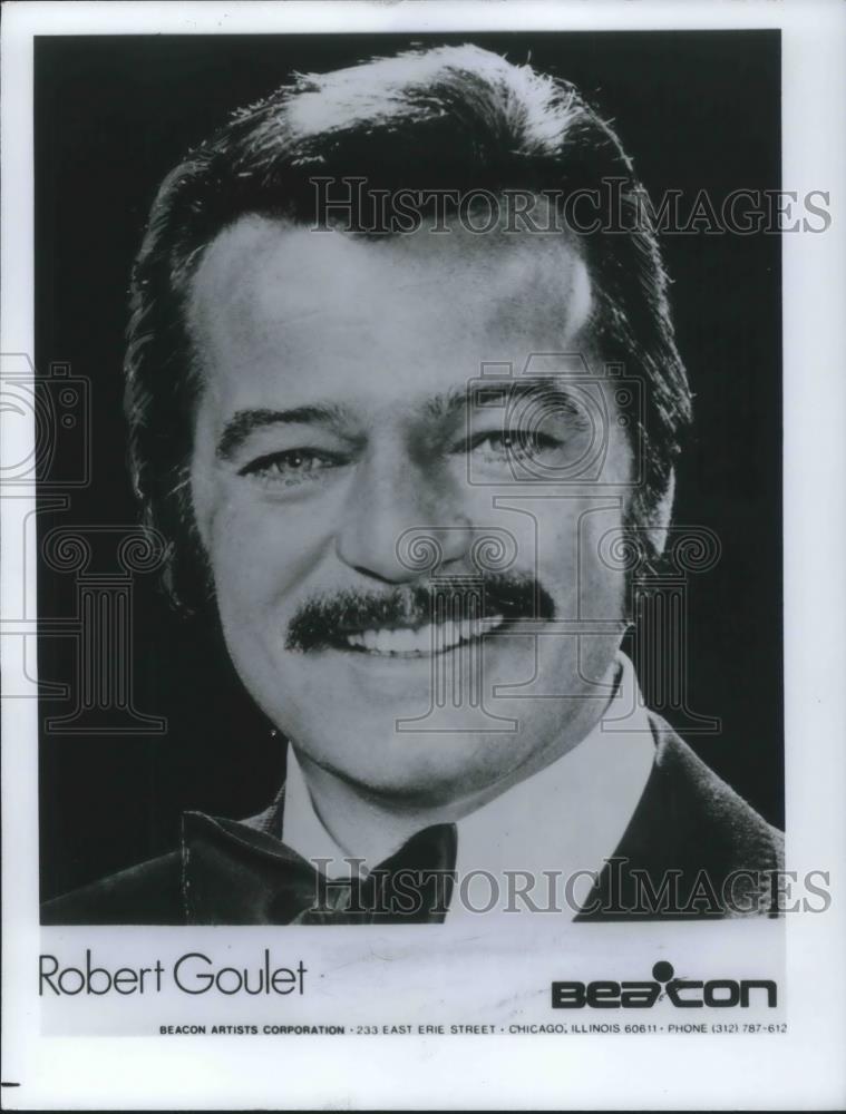 1978 Press Photo Robert Goulet Actor Singer Entertainer - cvp13415 - Historic Images