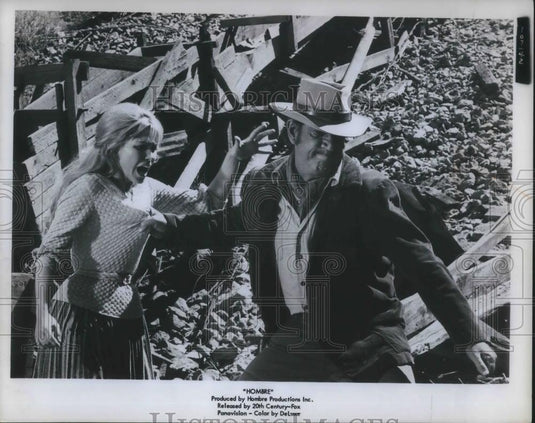 1967 Press Photo Margaret Blye in Hombre - cvp10369 - Historic Images