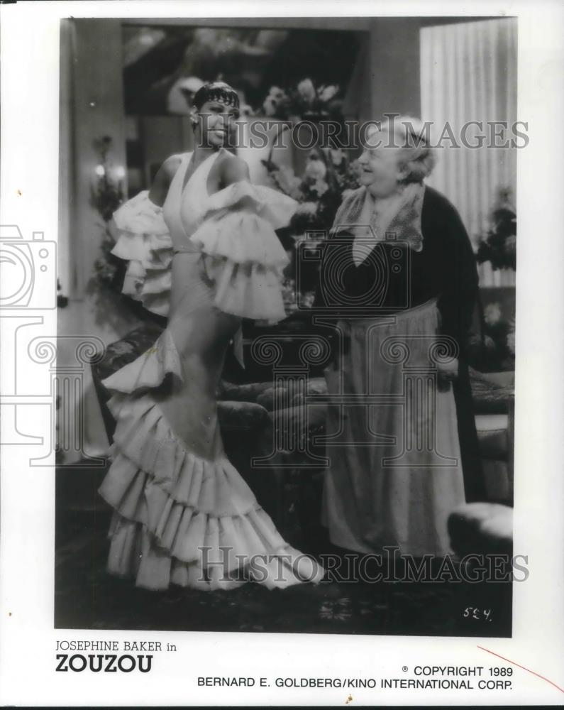 1989 Press Photo Josephine Baker in Zouzou - cvp08428 - Historic Images