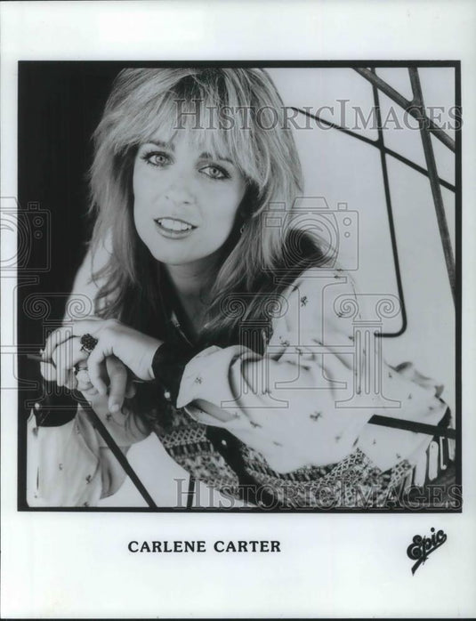 Press Photo Carlene Carter Musician - cvp08373 - Historic Images