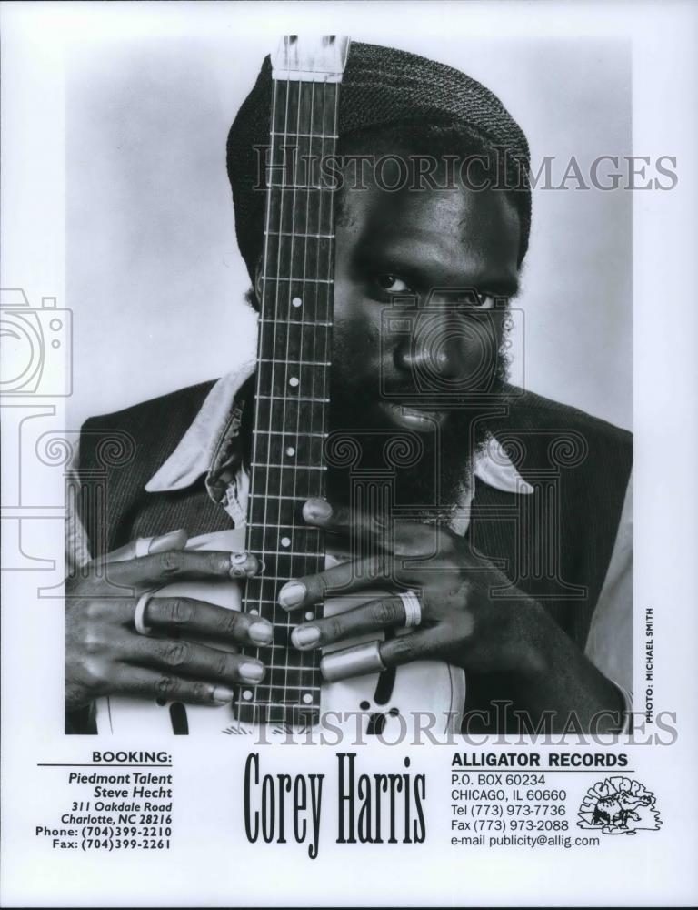 1997 Press Photo Corey Harris Music Artist - cvp16168 - Historic Images