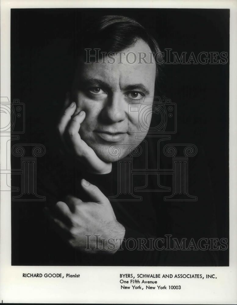 1980 Press Photo Richard Goode Pianist - cvp17460 - Historic Images