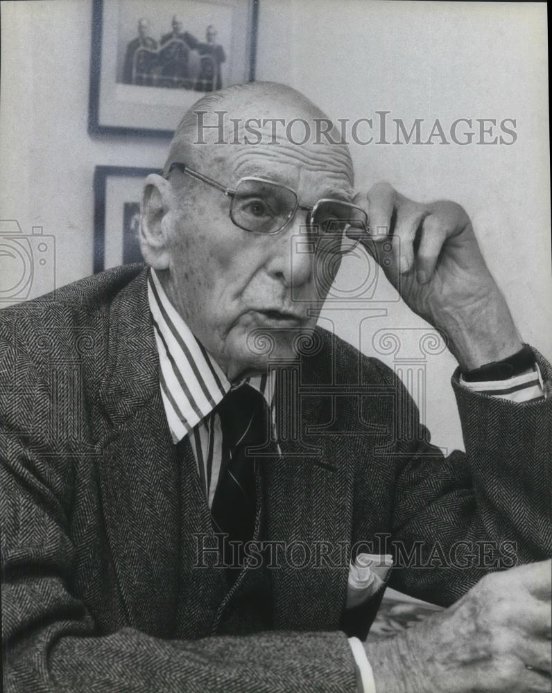 1983 Press Photo George Abbott Age 95 Producer, Director, Actor - cvp08523 - Historic Images