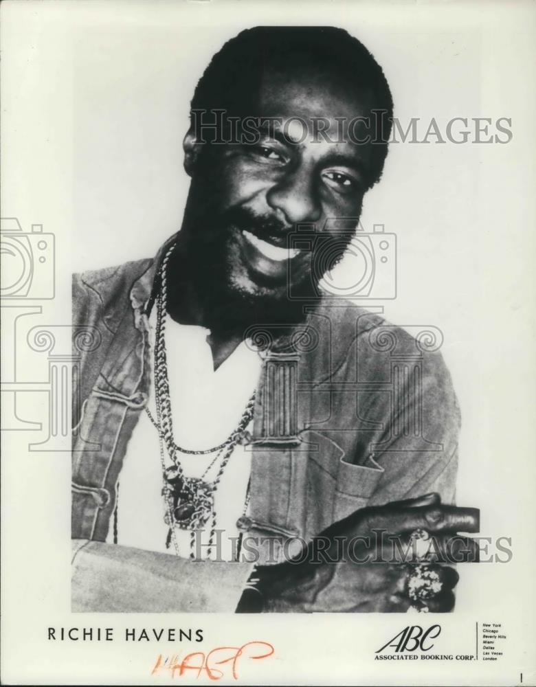 1979 Press Photo Richie Havens Folk Rock Funk Singer Songwriter Guitarist - Historic Images
