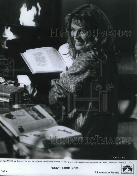 1973 Press Photo Julie Christie in Don't Look Now - cvp07304 - Historic Images