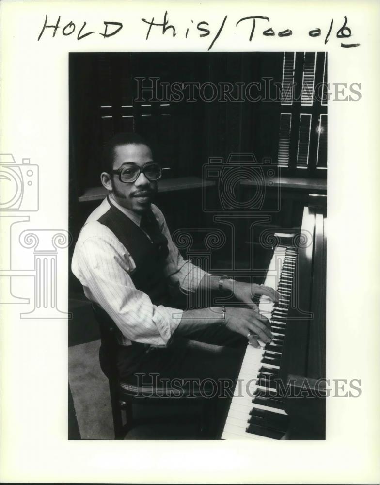 1980 Press Photo Skip Gibson Jazz Pianist - cvp14248 - Historic Images