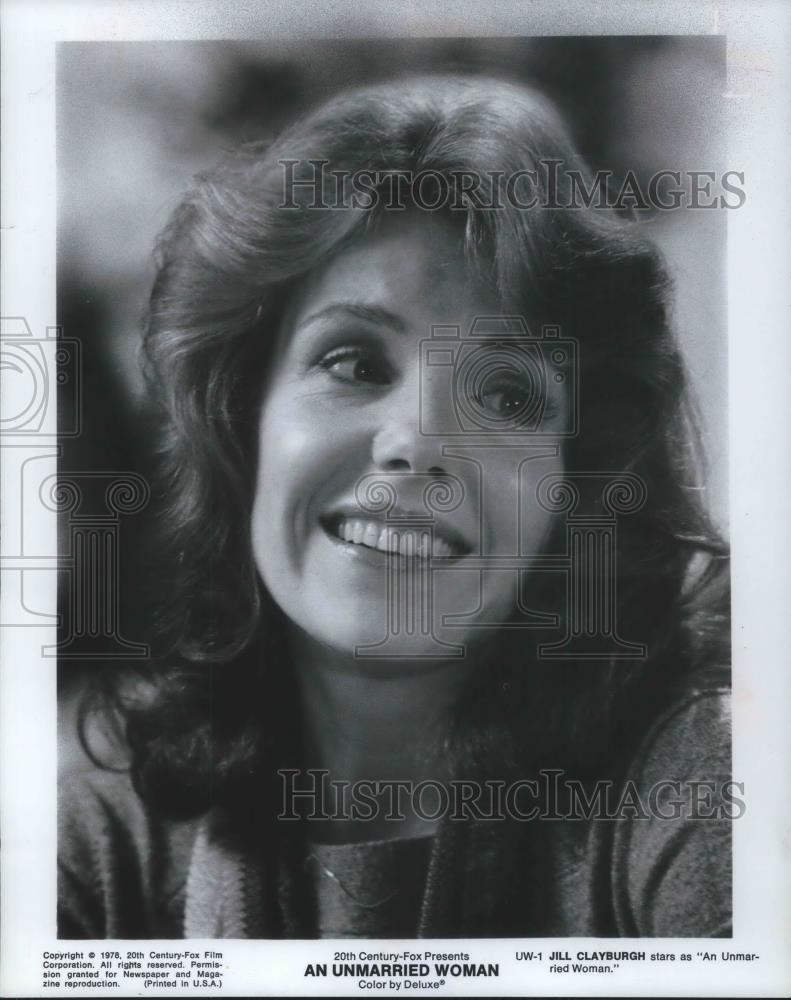 1978 Press Photo Jill Clayburgh in An Unmarried Woman - cvp02456 - Historic Images