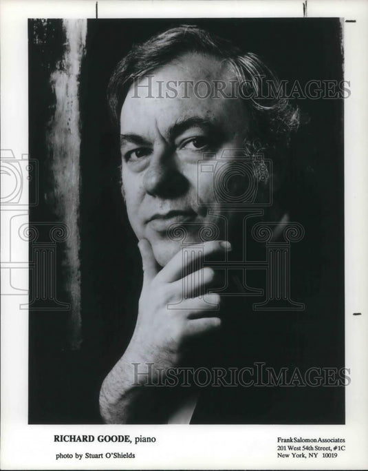 1995 Press Photo Richard Goode piano - cvp17463 - Historic Images