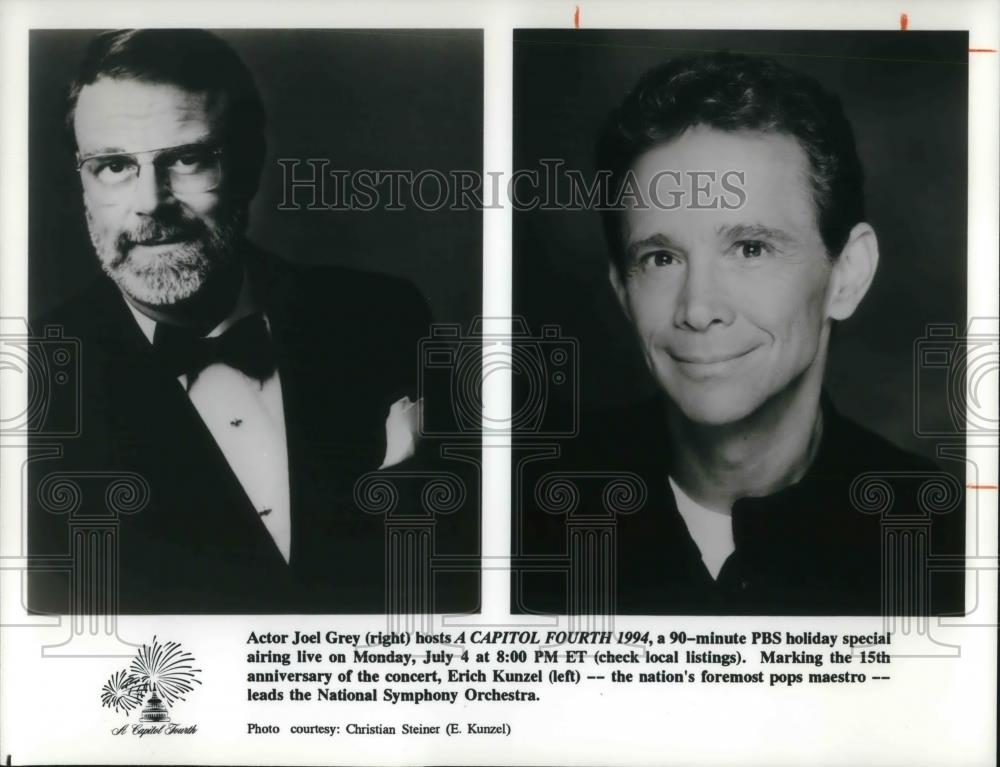 1994 Press Photo Joel Grey Hosts A Capitol Fourth - cvp18398 - Historic Images