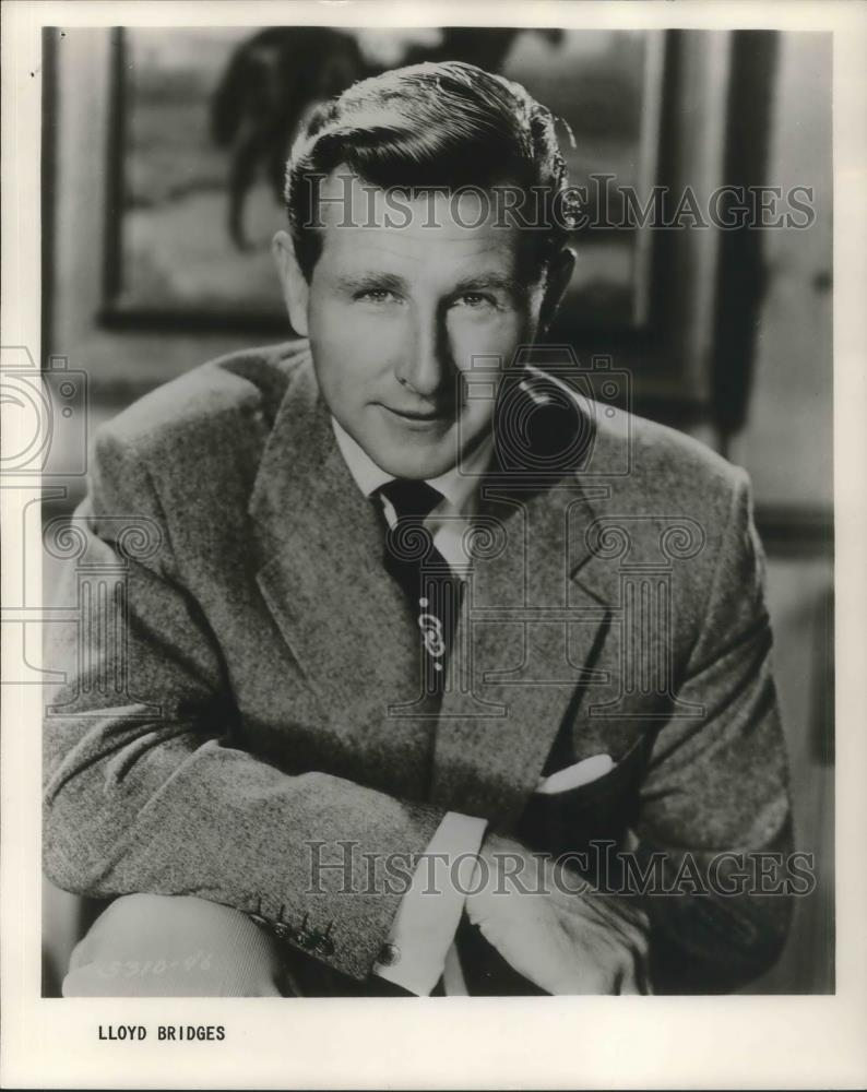 1957 Press Photo Lloyd Bridges Actor - cvp02712 - Historic Images