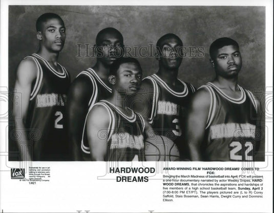 1995 Press Photo Wesley Snipes Narrates Hardwood Dreams - cvp09153 - Historic Images