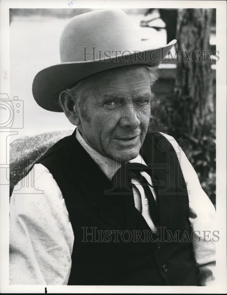 1982 Press Photo Charles Bickford in The Virginian - cvp00433 - Historic Images