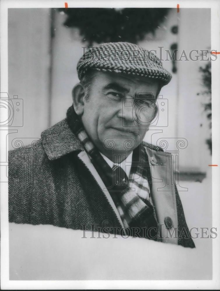 Press Photo Edward Asner in The Gathering - cvp08656 - Historic Images