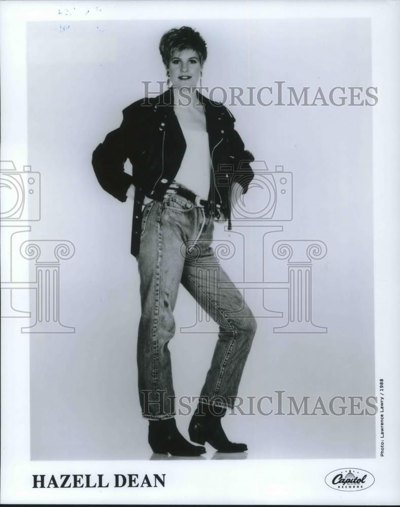 1988 Press Photo Hazell Dean British dance-pop singer - cvp06403 - Historic Images