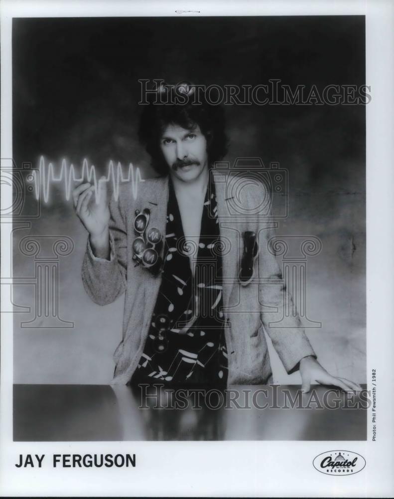 1982 Press Photo Jay Ferguson Pop Rock Singer Songwriter TV Composer - cvp11995 - Historic Images