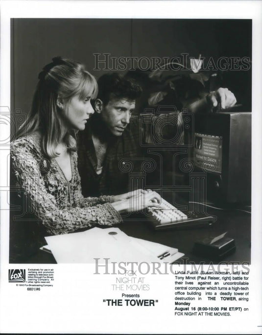 1993 Press Photo Susan Norman and Paul Reiser star in The Tower - cvp11087 - Historic Images