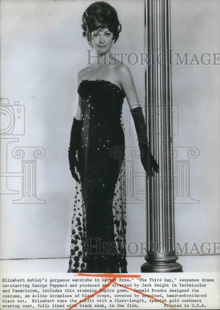 1965 Press Photo Elizabeth Ashley stars in The Third Day movie film - cvp14066 - Historic Images