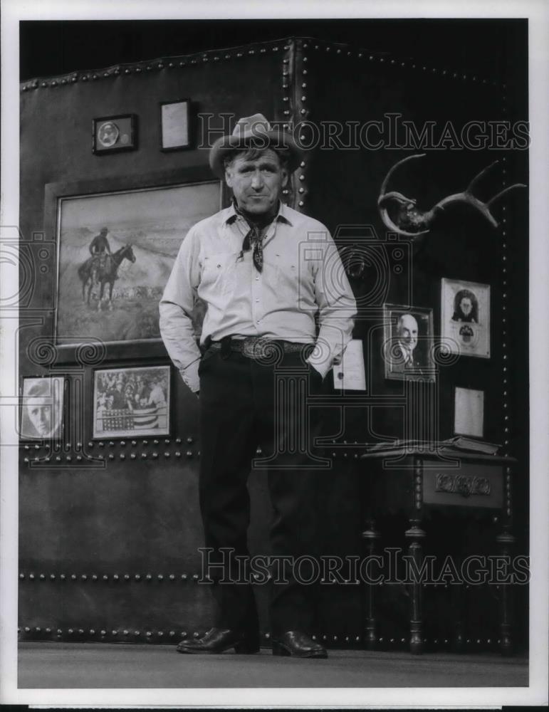 1972 Press Photo James Whitmore in Will Rogers USA - cvp19787 - Historic Images