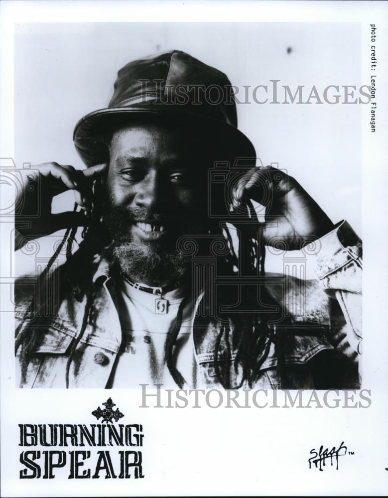 1989 Press Photo Burning Spear Reggae Singer Musician - cvp00156 - Historic Images