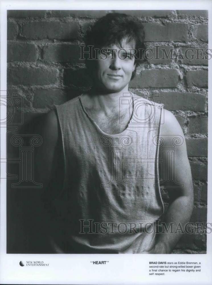 1989 Press Photo Brad Davis stars in Heart - cvp10685 - Historic Images