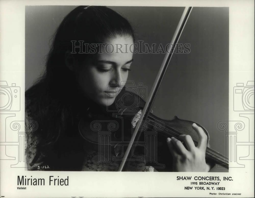 1979 Press Photo Miriam Fried Violinist - cvp15123 - Historic Images