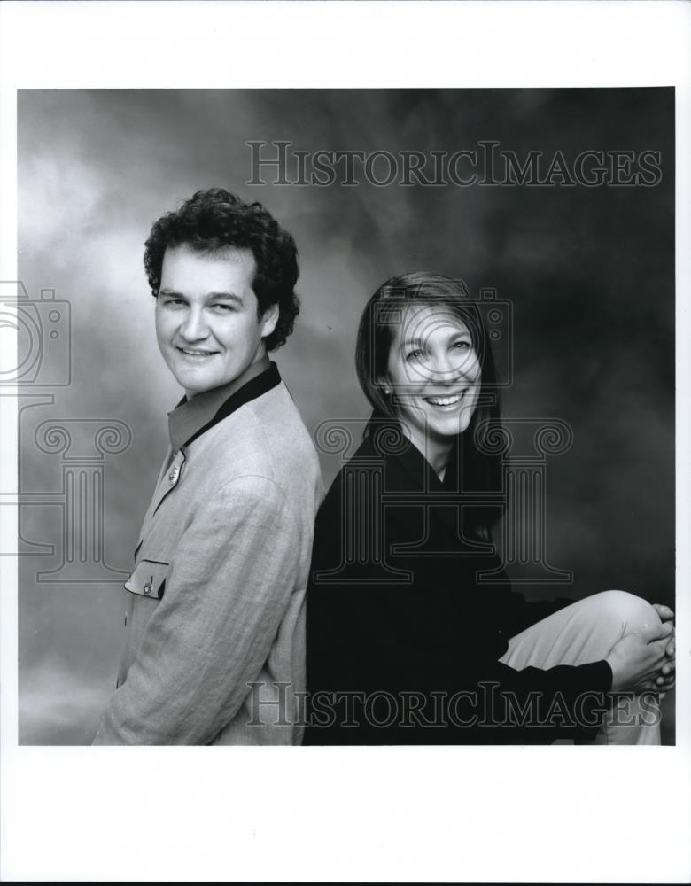 1998 Press Photo Russell Braun Baritone Opera Singer and Pianist Carolyn Maule - Historic Images