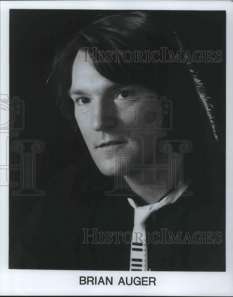 1991 Press Photo Brian Auger Jazz Fusion Keyboardist Pianist Musician Bandleader - Historic Images