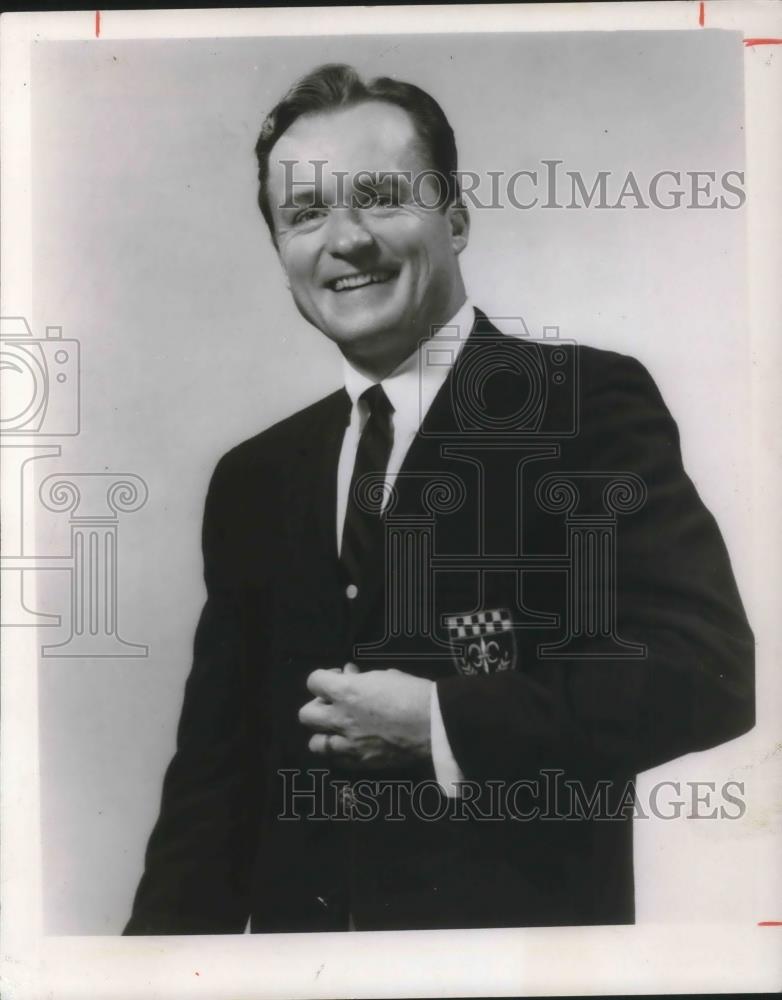 1964 Press Photo Mike Douglas Big Band Singer Entertainer Talk Show Host - Historic Images