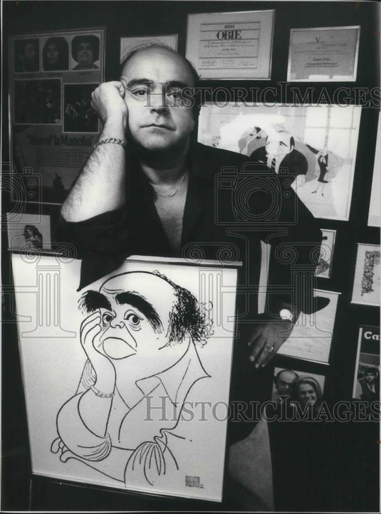 1978 Press Photo James Coco Actor in New York City Home - cvp04277 - Historic Images