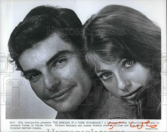 1971 Press Photo Richard Benjamin Joanna Shimkus Marriage of a Young Stockbroker - Historic Images