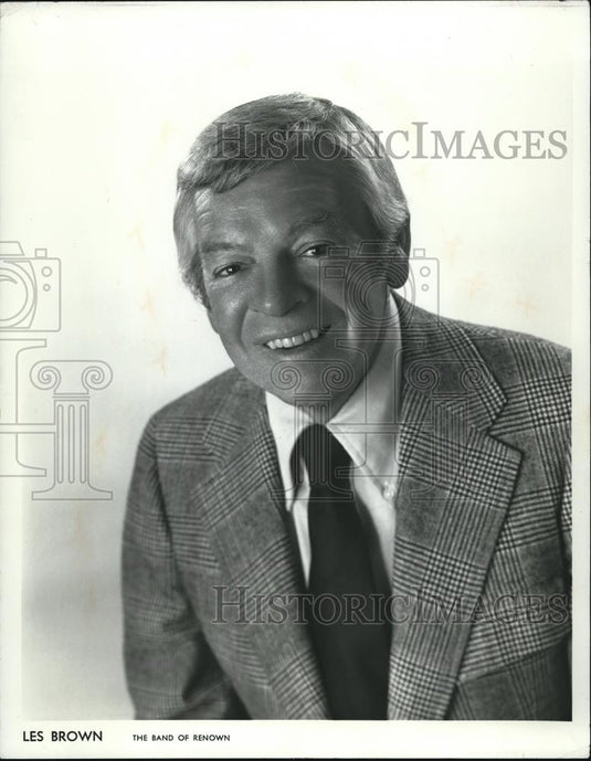 1979 Press Photo Les Brown Clarinetist Saxophonist Big Band Leader - cvp01184 - Historic Images