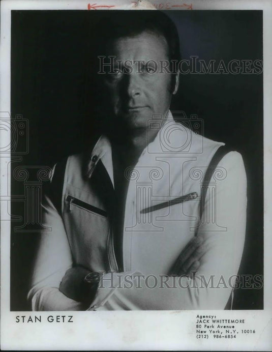 1980 Press Photo Stan Getz West Coast Jazz Saxophone Player - cvp11913 - Historic Images