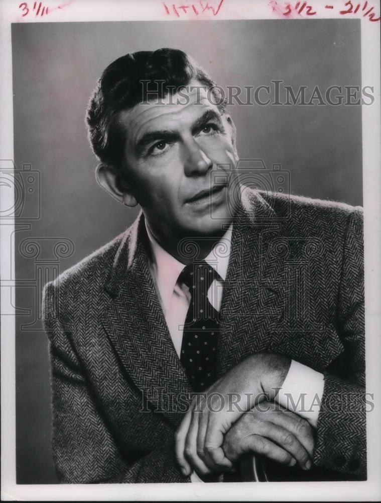 1970 Press Photo Andy Griffith - cvp17410 - Historic Images