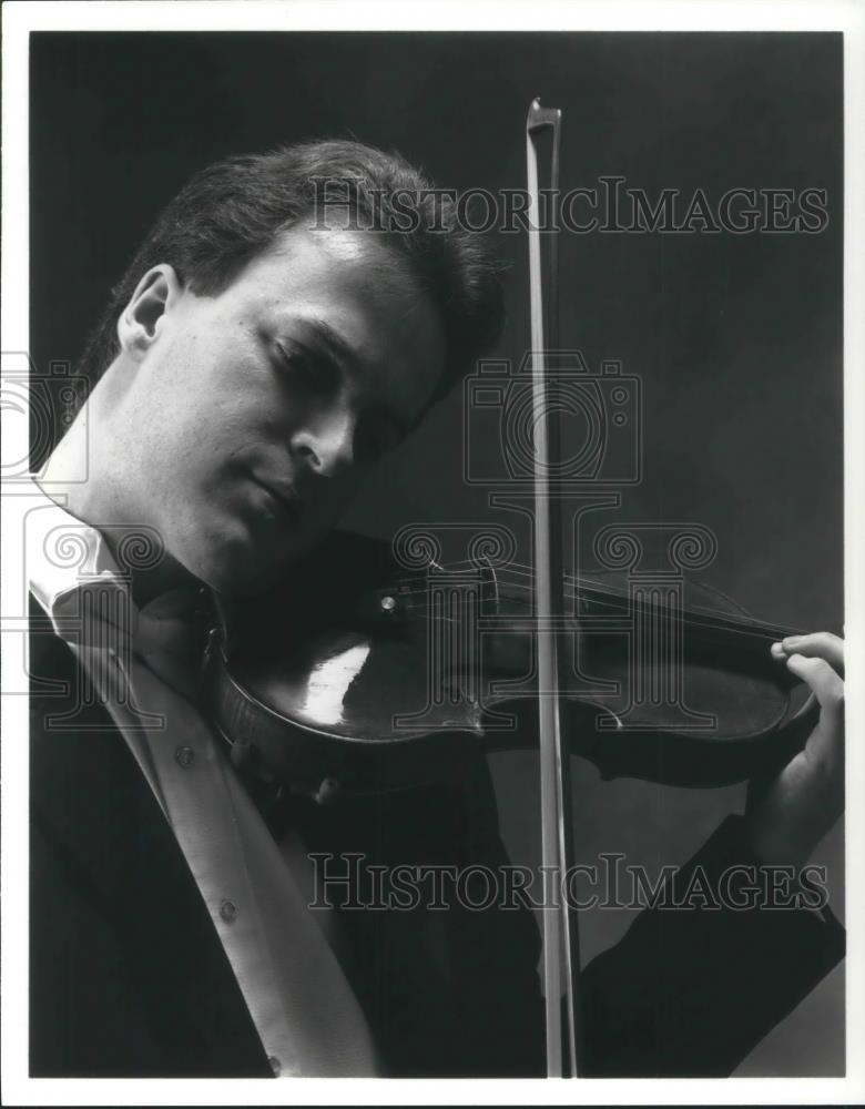 1995 Press Photo Martin Chalifour Solo Violinist Cleveland Chamber Symphony - Historic Images