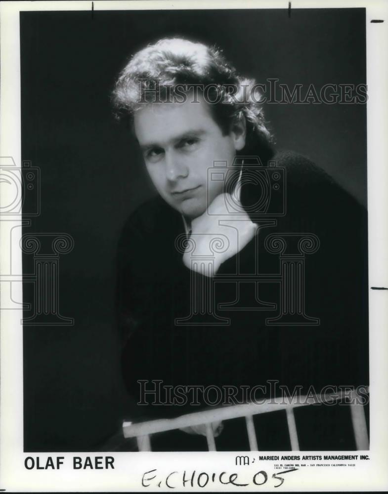 1990 Press Photo Olaf Baer Baritone - cvp15493 - Historic Images