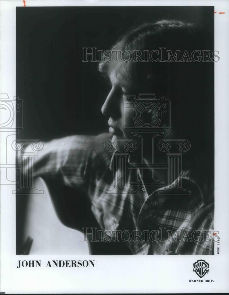 1980 Press Photo John Anderson Country Music Singer Songwriter Musician - Historic Images