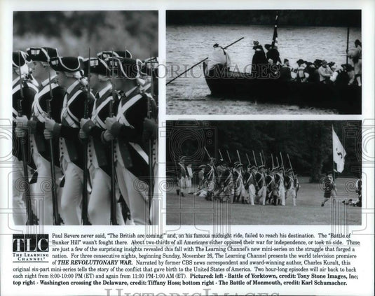 Press Photo Learning Channels Mini Series Battle of Bunker Hill - cvp12426 - Historic Images