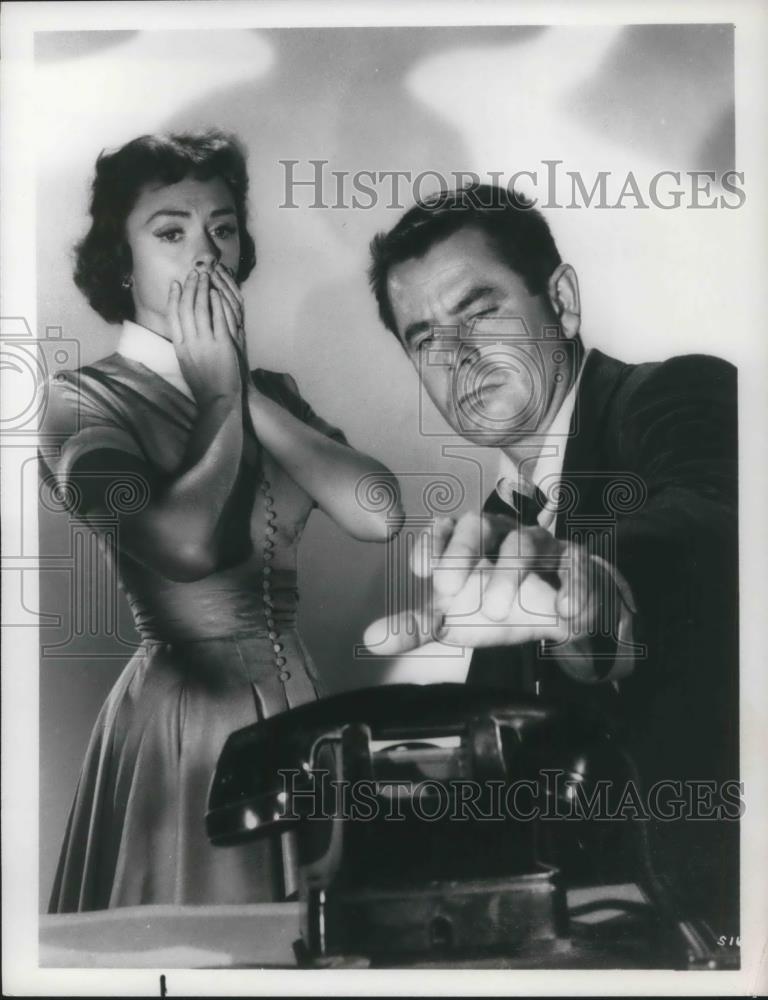 Press Photo Donna Reed &amp; Glenn Ford - cvp14460 - Historic Images