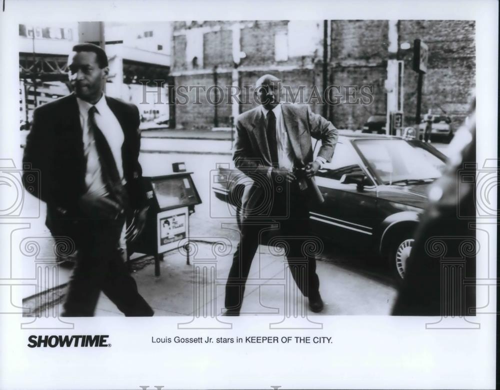 1991 Press Photo Keeper Of The City Lou Giossett Jr - cvp19372 - Historic Images